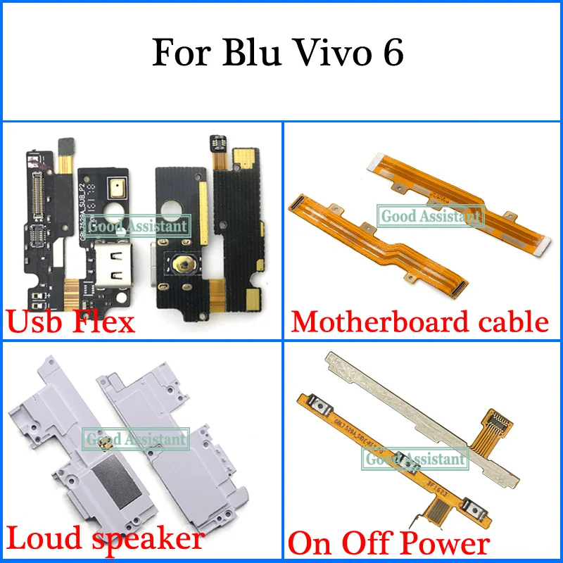 For Blu Vivo 6 / Vivo Six V0110EE Usb Flex Motherboard cable Loud speaker On Off Power Flex Cable
For Blu Vivo 6 / Vivo Six V0110EE Usb Flex Motherboard cable Loud speaker On Off Power Flex Cable