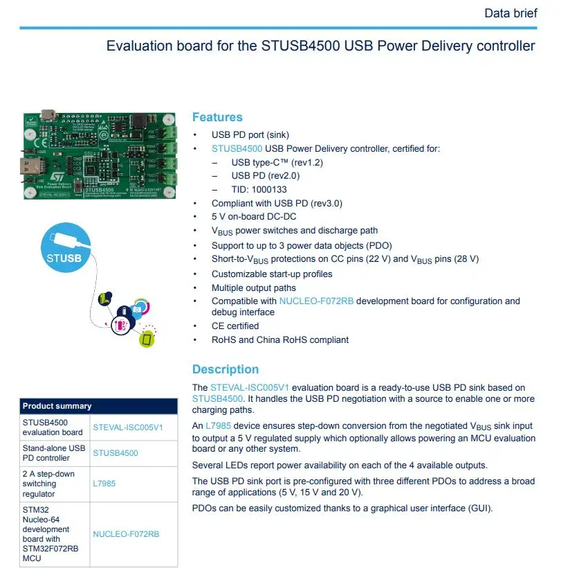 STEVAL-ISC005V1 INFO