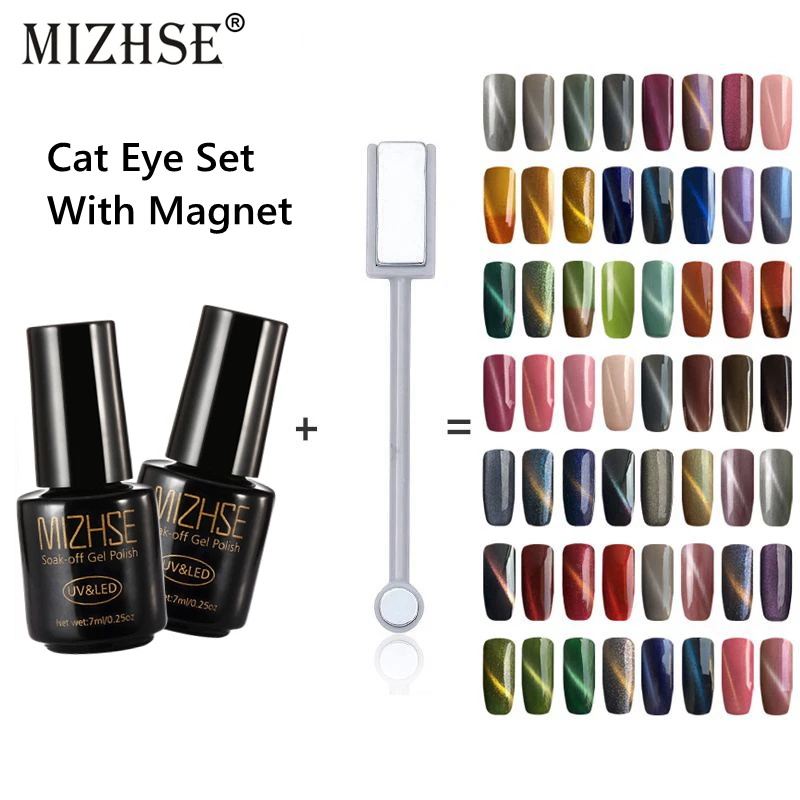 MIZHSE Cat Eye Nail Gel Varnish Set 3D Magnetic UV Gel Polish With Magnet Board Esmalte Semiperm Thermo Lacquer Rubber Base Need
MIZHSE Cat Eye Nail Gel Varnish Set 3D Magnetic UV Gel Polish With Magnet Board Esmalte Semiperm Thermo Lacquer Rubber Base Need