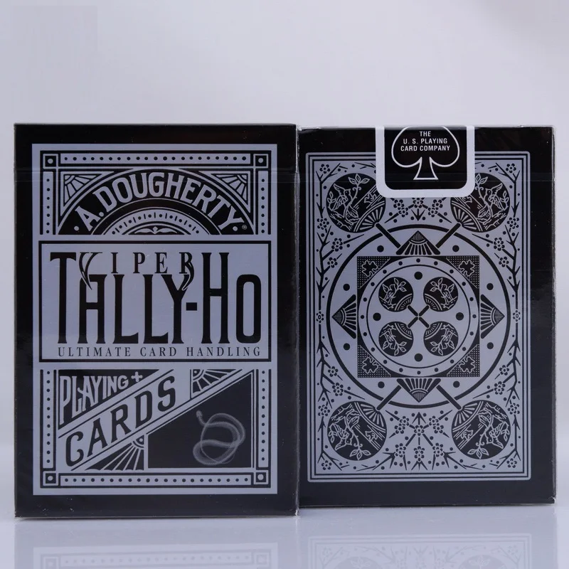 1pcs Tally-Ho Viper Deck Bicycle Fan Back Playing Cards Black Deck By Ellusionist Creative Poker Magic Props Magic Tricks
1pcs Tally-Ho Viper Deck Bicycle Fan Back Playing Cards Black Deck By Ellusionist Creative Poker Magic Props Magic Tricks
