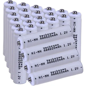 Real capacity! 25 pcs AAA 1.2V NIMH AAA rechargeable AA battery 600mah yeckpowo for camera razor toy remote control flashlight
Real capacity! 25 pcs AAA 1.2V NIMH AAA rechargeable AA battery 600mah yeckpowo for camera razor toy remote control flashlight