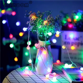 1.5M 3M 6M 10M LED Ball String Light Battery Operated Led Fairy Light for Wedding Christmas Decoration Light Outdoor lighting
1.5M 3M 6M 10M LED Ball String Light Battery Operated Led Fairy Light for Wedding Christmas Decoration Light Outdoor lighting
