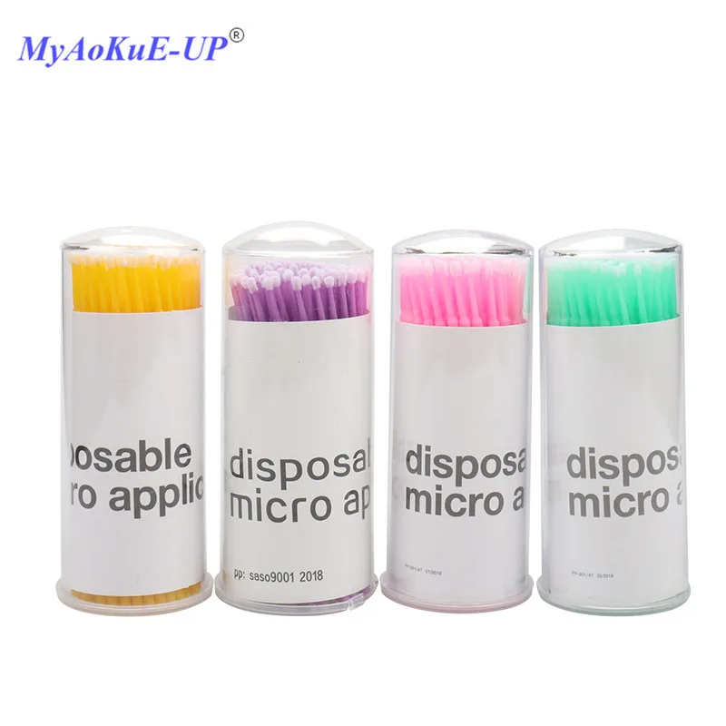 300pcs/lot Disposable Individual Applicators Micro Brushes In Tube Eyelash Mascara Wands Makeup Brushes Eyelash Extension Tools
300pcs/lot Disposable Individual Applicators Micro Brushes In Tube Eyelash Mascara Wands Makeup Brushes Eyelash Extension Tools