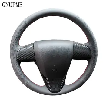 Black Genuine Leather Car Steering Wheel Cover for Old Mazda 3 Mazda 5 Mazda 6 2003-2015 Special hand-stitched Steering Covers
Black Genuine Leather Car Steering Wheel Cover for Old Mazda 3 Mazda 5 Mazda 6 2003-2015 Special hand-stitched Steering Covers