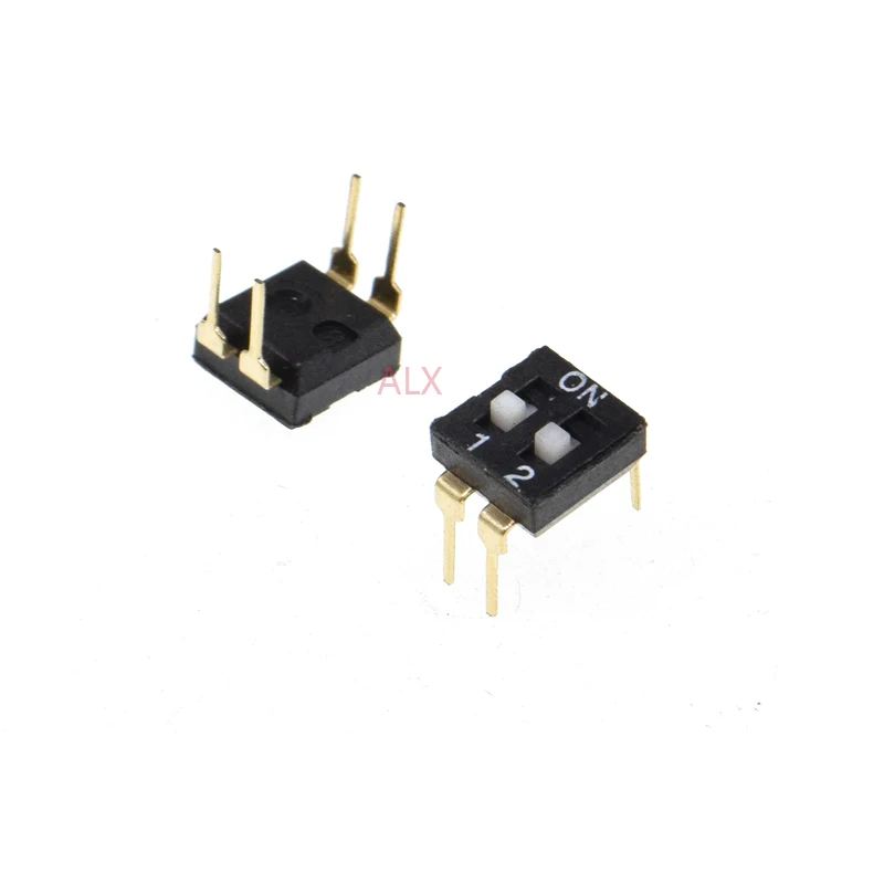 10PCS BLACK Gold 2p DIP TOGGLE switch doule Row 2PIN PITCH 2.54MM Slide Switches 2 PIN
10PCS BLACK Gold 2p DIP TOGGLE switch doule Row 2PIN PITCH 2.54MM Slide Switches 2 PIN
