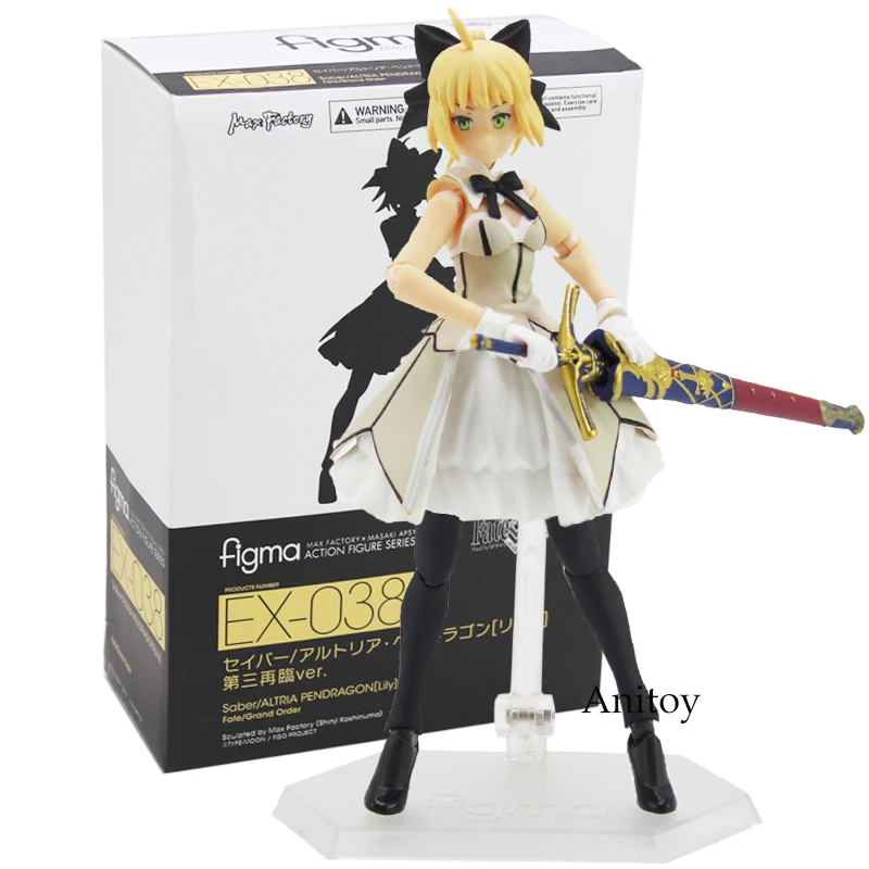 Fate Grand Order figma EX-038 Saber Lily Altria Pendragon PVC Action Figure Collectible Model Toy 14.5cm
Fate Grand Order figma EX-038 Saber Lily Altria Pendragon PVC Action Figure Collectible Model Toy 14.5cm