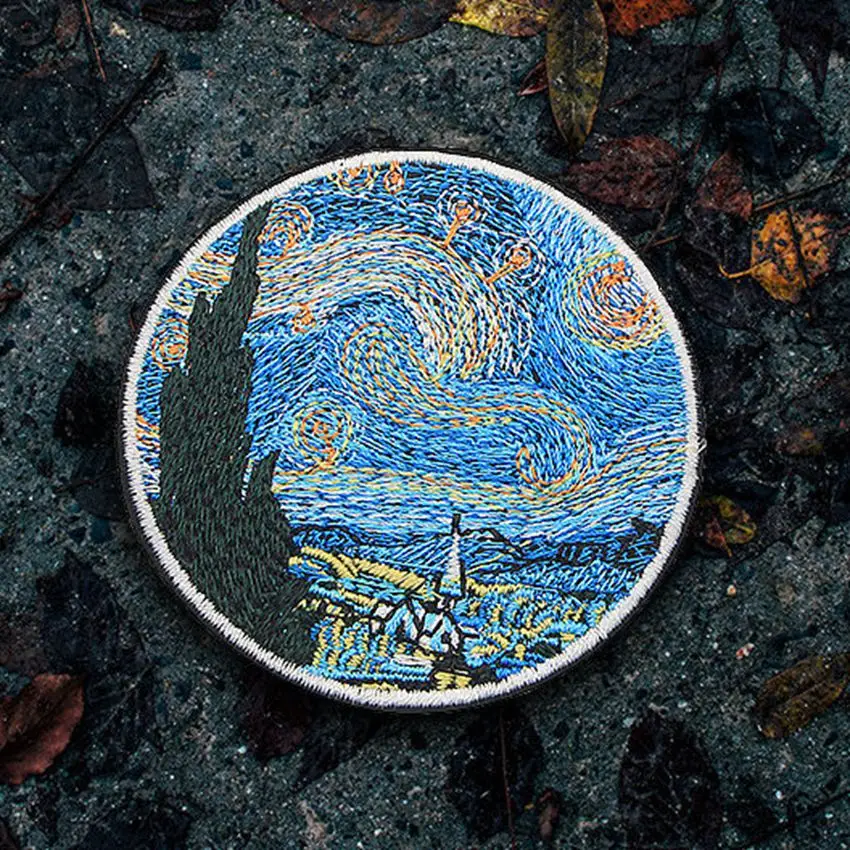 The Night Embroidery Iron On Patches For Clothes DIY Accessory Applique Armband Stickers
The Night Embroidery Iron On Patches For Clothes DIY Accessory Applique Armband Stickers