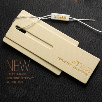 100set a lot 0.9mm thickness coated paper spot supply Garment Hang Tags with rope Iron gold embossing DIY accessories custom
100set a lot 0.9mm thickness coated paper spot supply Garment Hang Tags with rope Iron gold embossing DIY accessories custom