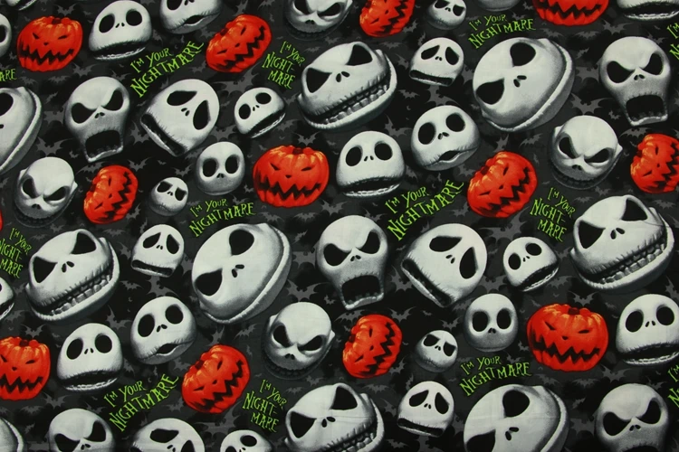 50*140cm The Nightmare Before Christmas Cotton Sewing Fabric DIY Handmade Material Hometextile Patchwork Boy pants shirt
50*140cm The Nightmare Before Christmas Cotton Sewing Fabric DIY Handmade Material Hometextile Patchwork Boy pants shirt