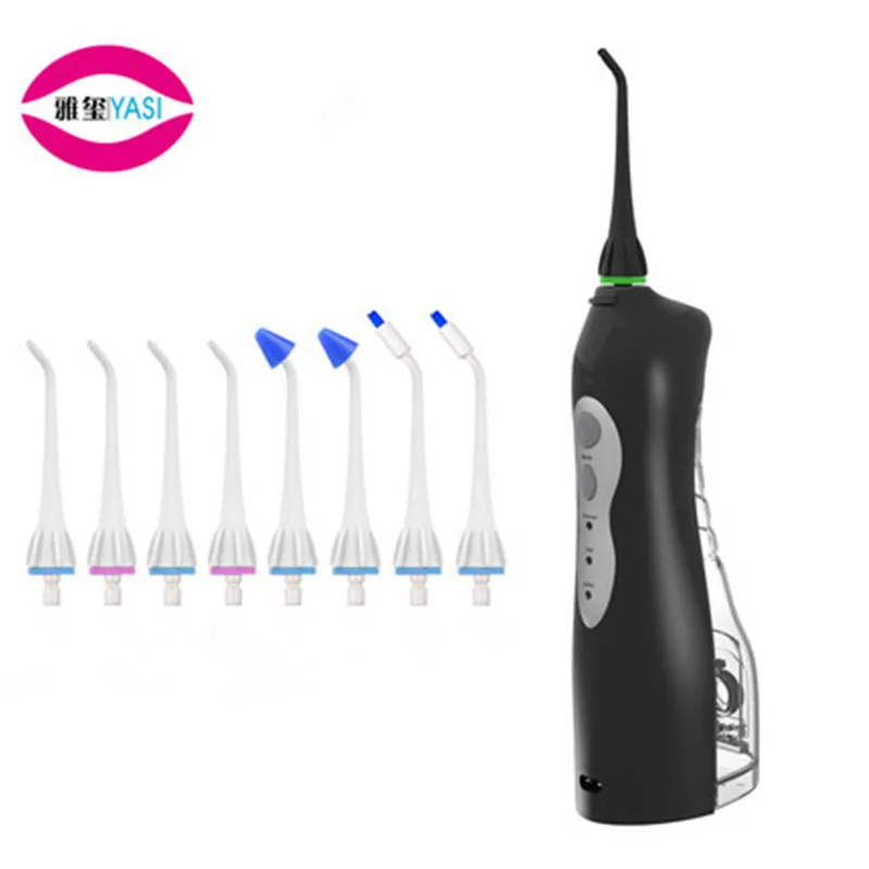 YASI FL-V8 Oral Irrigator Electric Rechargeable Portable Water Flosser with two oral nozzles
YASI FL-V8 Oral Irrigator Electric Rechargeable Portable Water Flosser with two oral nozzles
