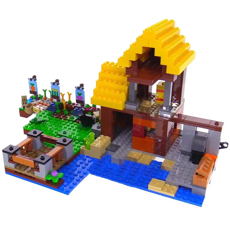 Minecraft Set The Farm Cottage Building Bricks Block Set Compatible With Lego 21144
Minecraft Set The Farm Cottage Building Bricks Block Set Compatible With Lego 21144