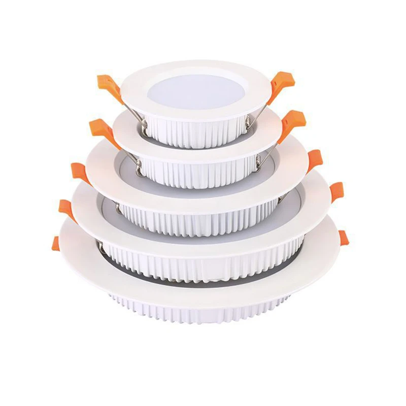 LED Downlight 3W 5W 7W 9W 12W 15W 18W 24W Round Ultrathin AC220V SMD 2835 Power Driver Ceiling Panel Lights Cool Warm White Lamp
LED Downlight 3W 5W 7W 9W 12W 15W 18W 24W Round Ultrathin AC220V SMD 2835 Power Driver Ceiling Panel Lights Cool Warm White Lamp