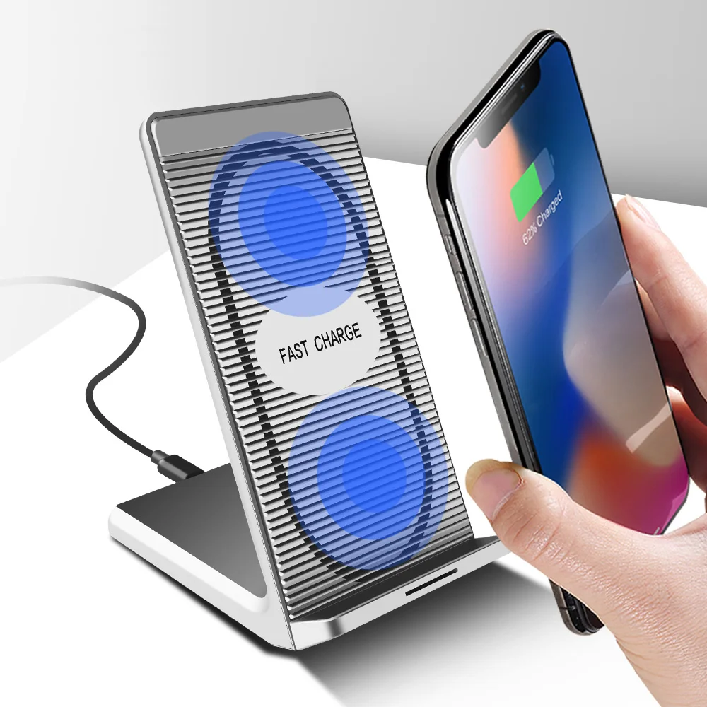 Fast Wireless Charger for iphoneX 8 Pus Nexus 4/5/6 Samsung Galaxy S8 +S9 + S7 S6 Edge Lumia820 wireless charger dock with fan
Fast Wireless Charger for iphoneX 8 Pus Nexus 4/5/6 Samsung Galaxy S8 +S9 + S7 S6 Edge Lumia820 wireless charger dock with fan