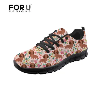 FORUDESIGNS Dachshund Dog Animal Printing Women Shoes Flats Lace-up Platform Sneakers Female Breathable Mesh Ladies Shoes Loafer
FORUDESIGNS Dachshund Dog Animal Printing Women Shoes Flats Lace-up Platform Sneakers Female Breathable Mesh Ladies Shoes Loafer