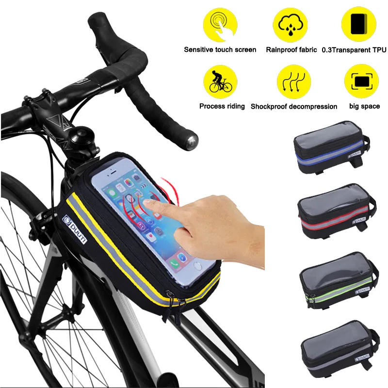 Bicycle Bag Rainproof Bike Bags Front Tube Night reflective Strip Cycling Bag Front Tube Phone Bag Universal Bike Accessories
Bicycle Bag Rainproof Bike Bags Front Tube Night reflective Strip Cycling Bag Front Tube Phone Bag Universal Bike Accessories