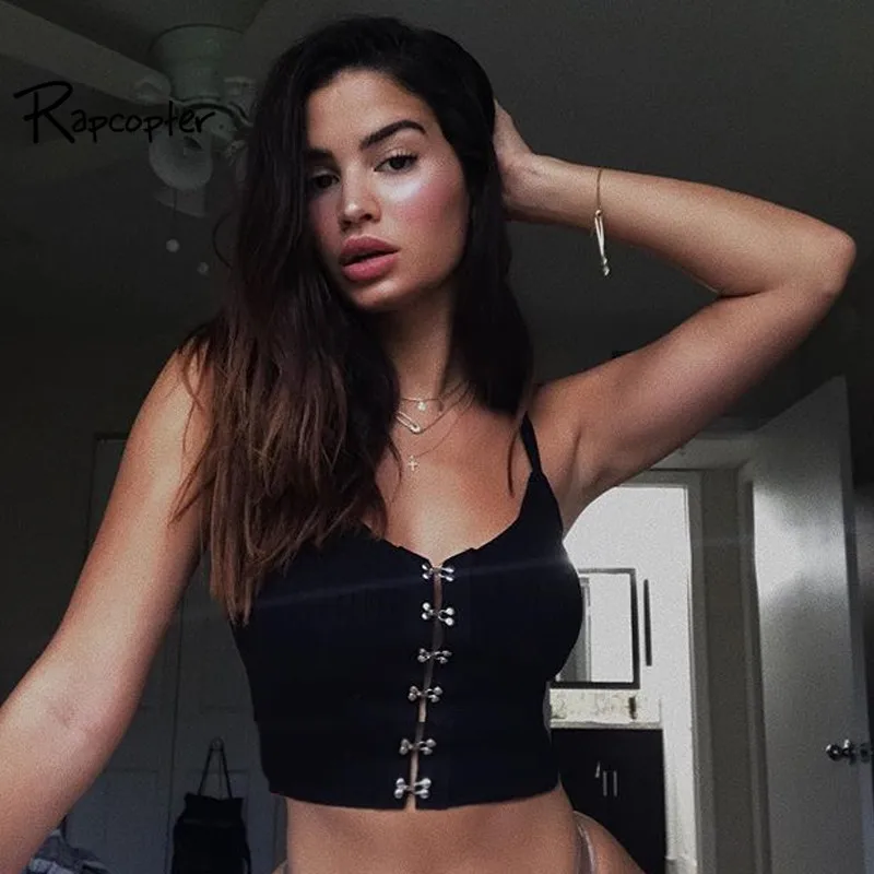 Weekeep Women Single-Breasted Tank Top Sexy Backless Cropped Tank Tops 2018 Streetwear Knitted Crop Top
Weekeep Women Single-Breasted Tank Top Sexy Backless Cropped Tank Tops 2018 Streetwear Knitted Crop Top