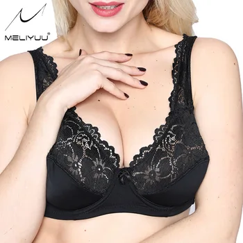 Womens Bra Lace Brassiere Sexy Lingerie BH Underwired Embroidered Plus Size Bralette Top Underwear 34 34-46 B C D DD E F Cup
Womens Bra Lace Brassiere Sexy Lingerie BH Underwired Embroidered Plus Size Bralette Top Underwear 34 34-46 B C D DD E F Cup