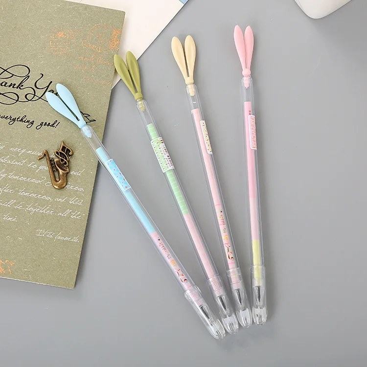 40 pcs Cartoon Silicone Rabbit Ear Neutral Pen Creative Cute Learning Office Needle Tube Water-based Signature Pen
40 pcs Cartoon Silicone Rabbit Ear Neutral Pen Creative Cute Learning Office Needle Tube Water-based Signature Pen