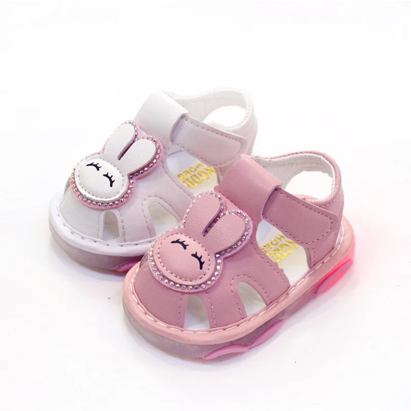 Summer Baby Girls Breathable Shoes Rabbit Design Luminous Anti-Slip Sandals Toddler Soft Soled Shoes Beach
Summer Baby Girls Breathable Shoes Rabbit Design Luminous Anti-Slip Sandals Toddler Soft Soled Shoes Beach