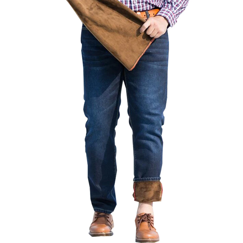 Jeans Men Winter Famous High Stretch Blue Denim Thicken Warm Jeans Straight Slim Casual Biker Pants Men Jean Plus Big Size 48
Jeans Men Winter Famous High Stretch Blue Denim Thicken Warm Jeans Straight Slim Casual Biker Pants Men Jean Plus Big Size 48
