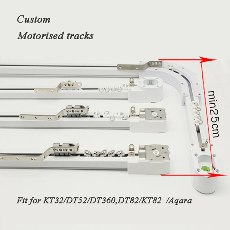 Free shipping 100-160 degree corner no bent silent quality Dooya S track DOOYA motor DT82/KT82 XIAOMI AQARA motorized curtain
Free shipping 100-160 degree corner no bent silent quality Dooya S track DOOYA motor DT82/KT82 XIAOMI AQARA motorized curtain