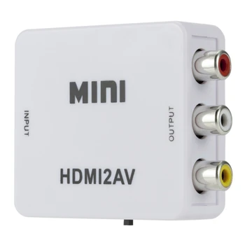 HDMI To AV RCA CVBS Converter 1080P Composite Audio Video Adapter Box Upscaler HDMI To AV Adapter Converters
HDMI To AV RCA CVBS Converter 1080P Composite Audio Video Adapter Box Upscaler HDMI To AV Adapter Converters