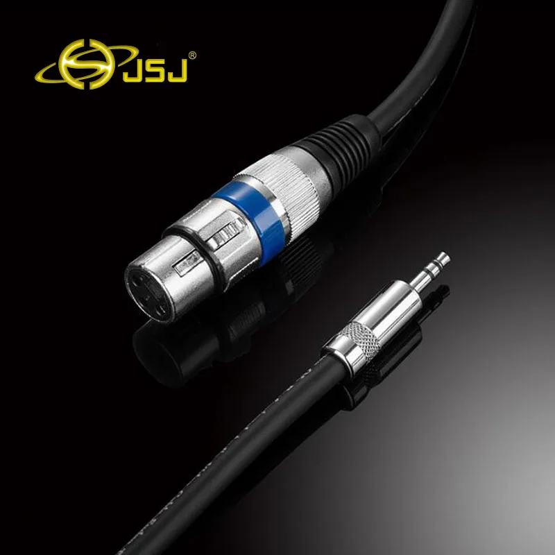 JSJ H603b 3.5 transfer XLR microphone cable XLR female stereo cable computer console line free shipping
JSJ H603b 3.5 transfer XLR microphone cable XLR female stereo cable computer console line free shipping