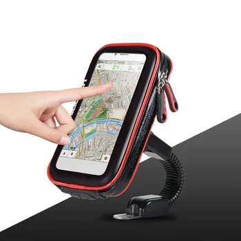 Universal Waterproof Motorcycle Bike Scooter Mobile Phone Holder Bag Phone Support Stand Case for GPS Smartphones 
Universal Waterproof Motorcycle Bike Scooter Mobile Phone Holder Bag Phone Support Stand Case for GPS Smartphones
