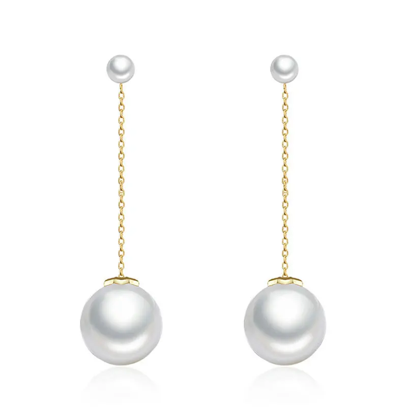 Korean Sweet Copper Silver Long Earrings Pearl Tassel Earrings Female Japanese Korean Simple Temperament Ear Jewelry
Korean Sweet Copper Silver Long Earrings Pearl Tassel Earrings Female Japanese Korean Simple Temperament Ear Jewelry