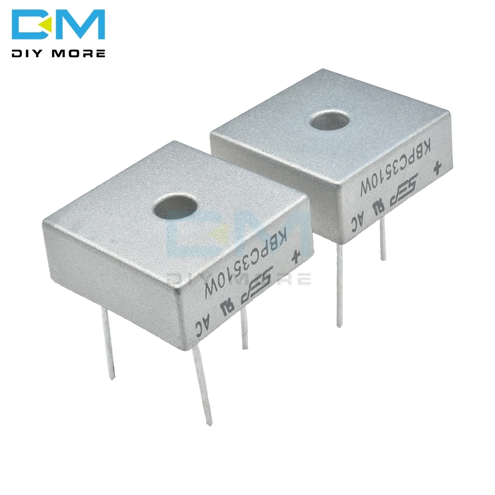 5PCS lot KBPC3510W KBPC3510 35A 1000V Diode Bridge Rectifier 4Pin Bridge Rectifier High Frequency Medium Power DIY Electronic
5PCS lot KBPC3510W KBPC3510 35A 1000V Diode Bridge Rectifier 4Pin Bridge Rectifier High Frequency Medium Power DIY Electronic