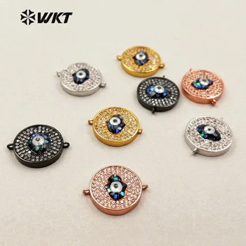 JF256 WKT New Arrival Exquisite CZ Micro Pave Connector With High Quality Abalone Shell Connector For Jewelry Design Connector
JF256 WKT New Arrival Exquisite CZ Micro Pave Connector With High Quality Abalone Shell Connector For Jewelry Design Connector
