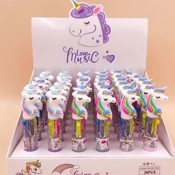 36 pcs/lot Mini 4 colors Unicorn Ballpoint Pen Cartoon animal ball pen School Office writing Supplies Stationery Gift
36 pcs/lot Mini 4 colors Unicorn Ballpoint Pen Cartoon animal ball pen School Office writing Supplies Stationery Gift