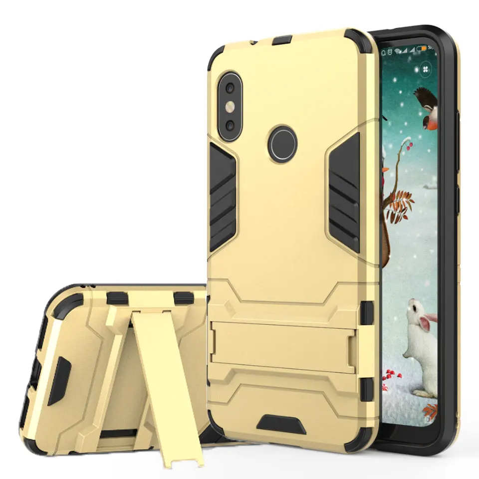 Hybrid Silicone + Plastic Stand Armor Case For XiaoMi RedMi 6 Pro A2 Lite S2 6A 5A 5 Plus Y1 4A 4X Cover Anti-Shock Phone Case
Hybrid Silicone + Plastic Stand Armor Case For XiaoMi RedMi 6 Pro A2 Lite S2 6A 5A 5 Plus Y1 4A 4X Cover Anti-Shock Phone Case