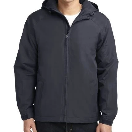 Port Authority J327 Mens Hooded Charger Jacket Battleship Grey - Small (1)