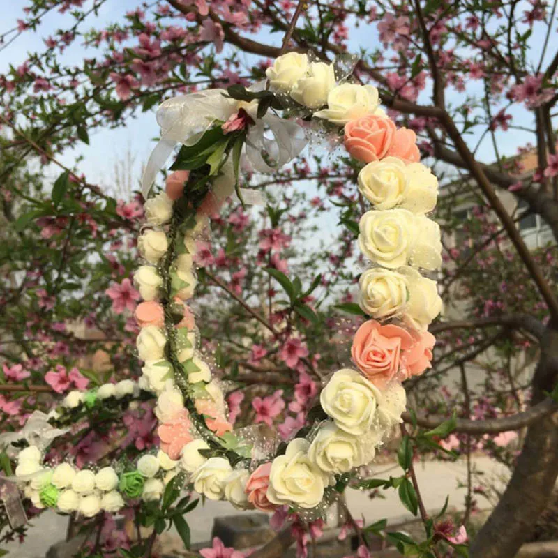 Free Size Ribbon Artificial Flower Wreath Hawaii Birthday Decoration Foam Rose Floristry
Free Size Ribbon Artificial Flower Wreath Hawaii Birthday Decoration Foam Rose Floristry