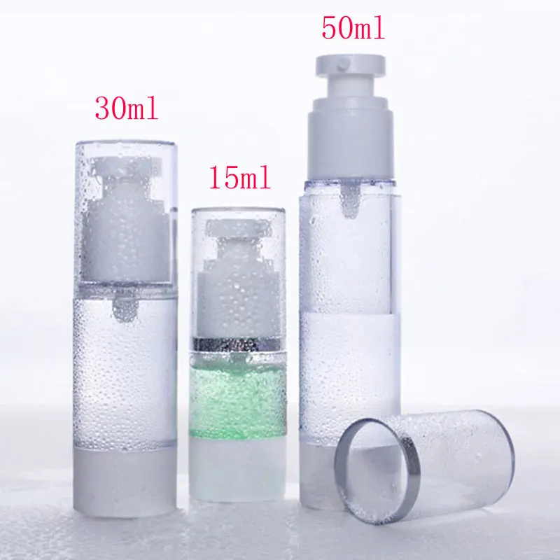 30ml transparent cosmetic airless vacuum plastic bottles containers ,30g airless lotion bottles for essential , skin care cream
30ml transparent cosmetic airless vacuum plastic bottles containers ,30g airless lotion bottles for essential , skin care cream