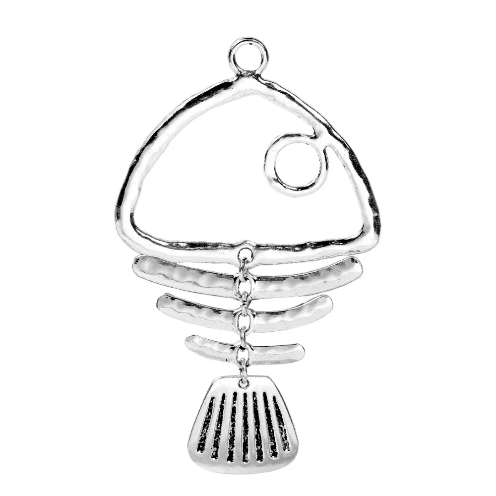 DoreenBeads Zinc Based Alloy Boho Chic Pendants Fish Bone Antique Silver DIY Findings 11.5cm(4 4/8") x 6.8cm(2 5/8"), 1 Piece
DoreenBeads Zinc Based Alloy Boho Chic Pendants Fish Bone Antique Silver DIY Findings 11.5cm(4 4/8") x 6.8cm(2 5/8"), 1 Piece