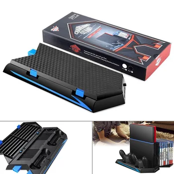 Vertical Stand Cooling Fan Cooler for PlayStation 4 PS4 Controllers Charger Base Charging Station for PS4 Console Controller
Vertical Stand Cooling Fan Cooler for PlayStation 4 PS4 Controllers Charger Base Charging Station for PS4 Console Controller