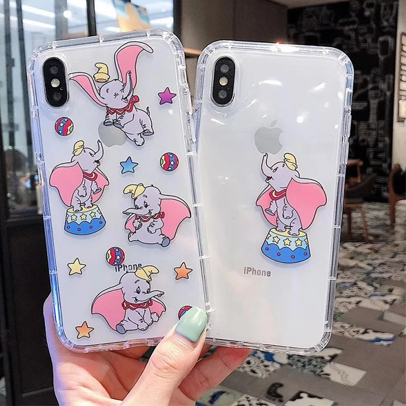 Lovely Elephant Fashion Emboss Phone Case For iphone Xs MAX XR X 6 6s 7 8 Plus Cartoon Dumbo Transparent Soft TPU Back Cover
Lovely Elephant Fashion Emboss Phone Case For iphone Xs MAX XR X 6 6s 7 8 Plus Cartoon Dumbo Transparent Soft TPU Back Cover