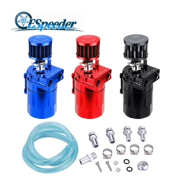 ESPEEDER Universal Baffled Aluminum Oil Catch Can Reservoir Tank Breather Oil Tank With Filter
ESPEEDER Universal Baffled Aluminum Oil Catch Can Reservoir Tank Breather Oil Tank With Filter