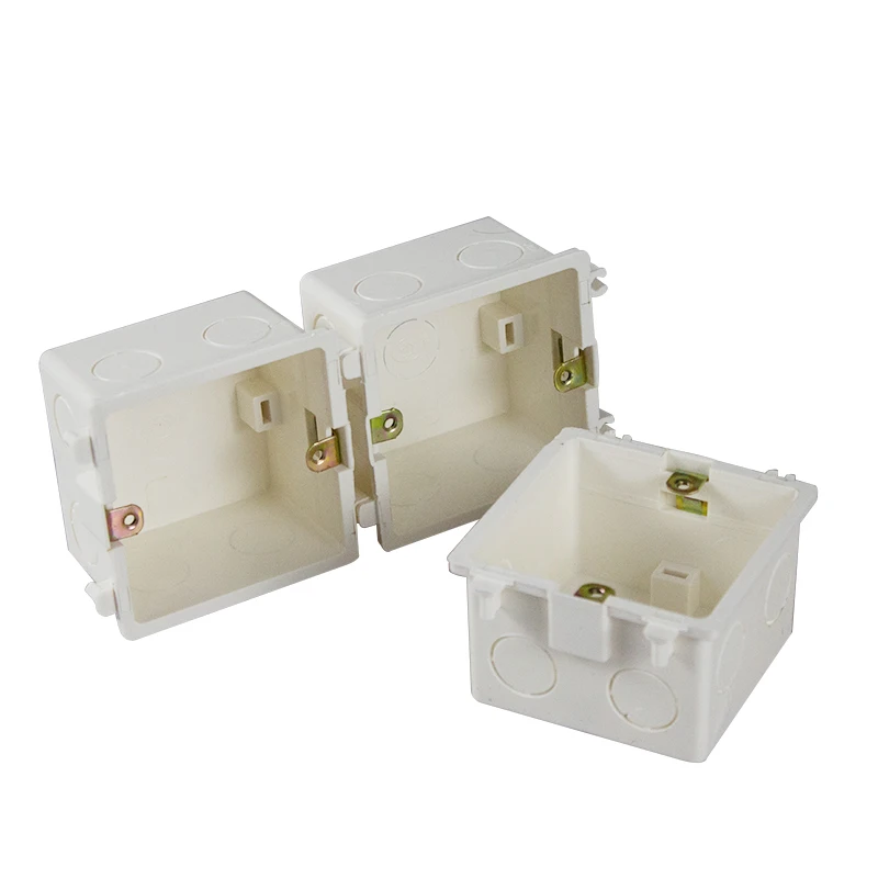 Concealed installation 86 Cassette Universal White in Wall Mounting Box for Wall Switch Plastic Enclosure Socket Back Box
Concealed installation 86 Cassette Universal White in Wall Mounting Box for Wall Switch Plastic Enclosure Socket Back Box