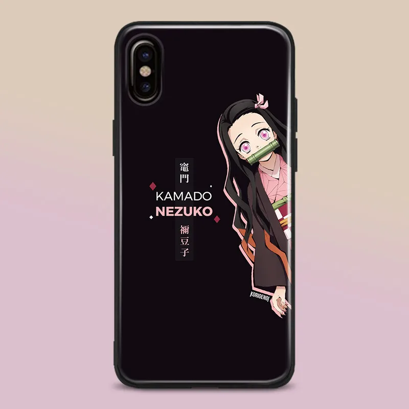 Kamado Nezuko Kimetsu no Yaiba Demon Slayer Soft Silicone Glass Phone Case cover For iPhone 5 6 6S 7 8 Plus X XR XS 11 PRO MAX
Kamado Nezuko Kimetsu no Yaiba Demon Slayer Soft Silicone Glass Phone Case cover For iPhone 5 6 6S 7 8 Plus X XR XS 11 PRO MAX