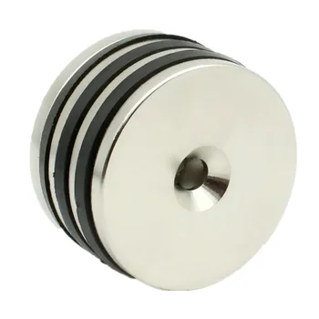 NdFeB Disc Magnet Dia. 50x5 mm thick M6 Screw Countersunk Hole Holding and Lifting Neodymium Rare Earth Permanent Magnet 4-20pcs
NdFeB Disc Magnet Dia. 50x5 mm thick M6 Screw Countersunk Hole Holding and Lifting Neodymium Rare Earth Permanent Magnet 4-20pcs