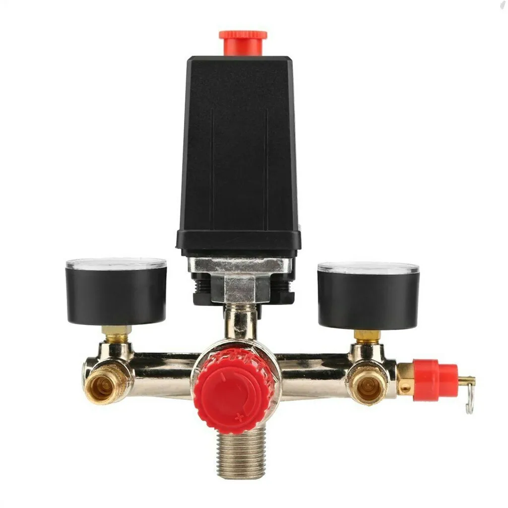 CARPRIE Adjustable Pressure Switch Air Compressor With 2 Press Gauges Control Set or Vehicles Boats Cars For Accessories #
CARPRIE Adjustable Pressure Switch Air Compressor With 2 Press Gauges Control Set or Vehicles Boats Cars For Accessories #