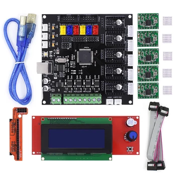 BIGTREETECH KFB2.0 Motherboard RepRap Controller with 2004LCD Panel + A4988 Driver 5PCS for 3D Printer Board Heatbed KFB3.0 MKS
BIGTREETECH KFB2.0 Motherboard RepRap Controller with 2004LCD Panel + A4988 Driver 5PCS for 3D Printer Board Heatbed KFB3.0 MKS