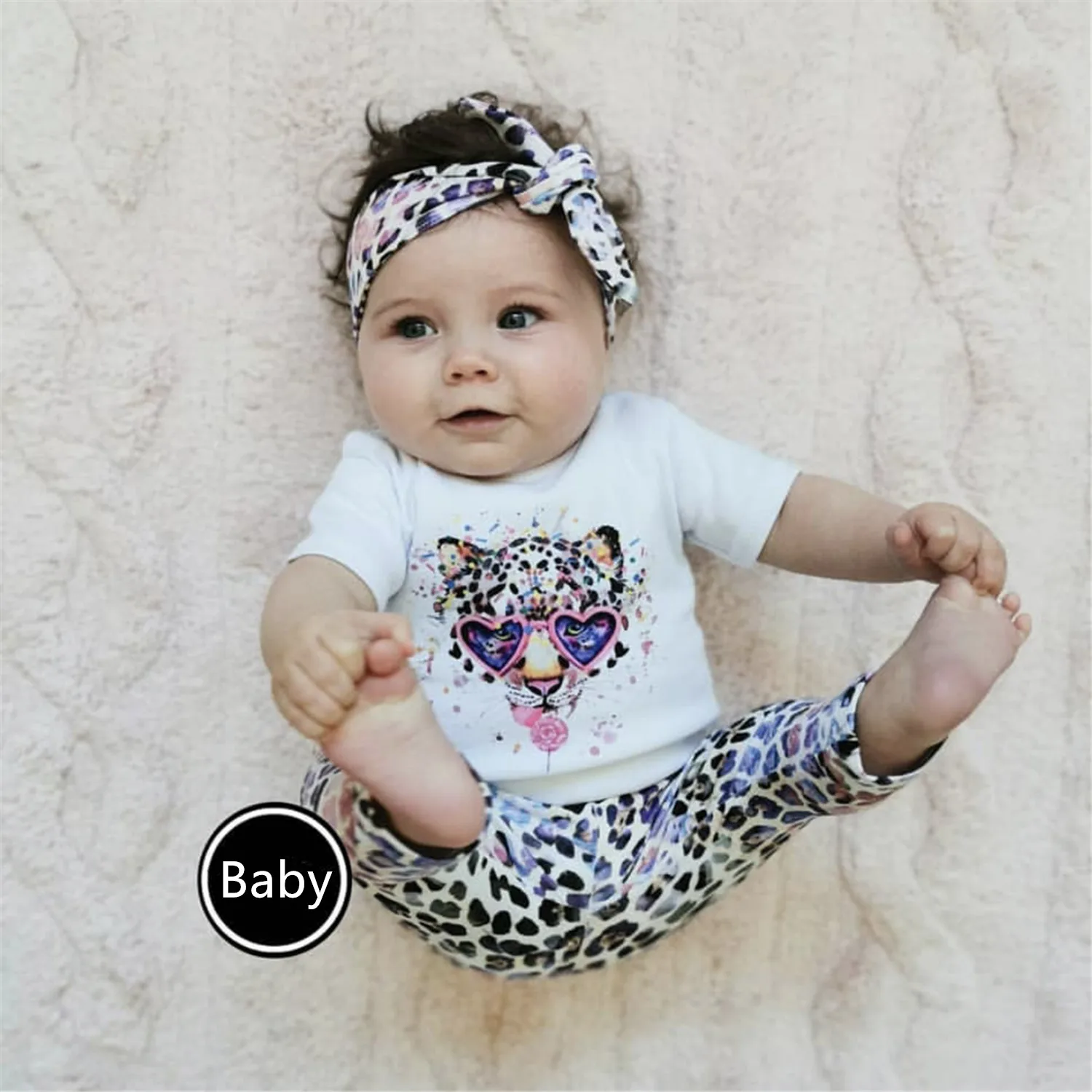 3Pcs Summer Infant Toddler Baby Girls Clothes Sets Color Animal Print T-shirt Leopard Pants+Headband Newborn Outfits Clothing
3Pcs Summer Infant Toddler Baby Girls Clothes Sets Color Animal Print T-shirt Leopard Pants+Headband Newborn Outfits Clothing