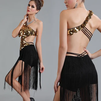 2017 Sexy Ladies Latin Dance Dress 1 Piece For Model Women Backless Sequins Salsa Competition Dresses Long Tassel Skirt DW1060
2017 Sexy Ladies Latin Dance Dress 1 Piece For Model Women Backless Sequins Salsa Competition Dresses Long Tassel Skirt DW1060
