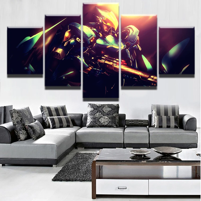 Home Wall Art Pictures Decorative Modern HD Printed Modular Game Poster 5 Panel Overwatch Pharah Framework Canvas Painting
Home Wall Art Pictures Decorative Modern HD Printed Modular Game Poster 5 Panel Overwatch Pharah Framework Canvas Painting