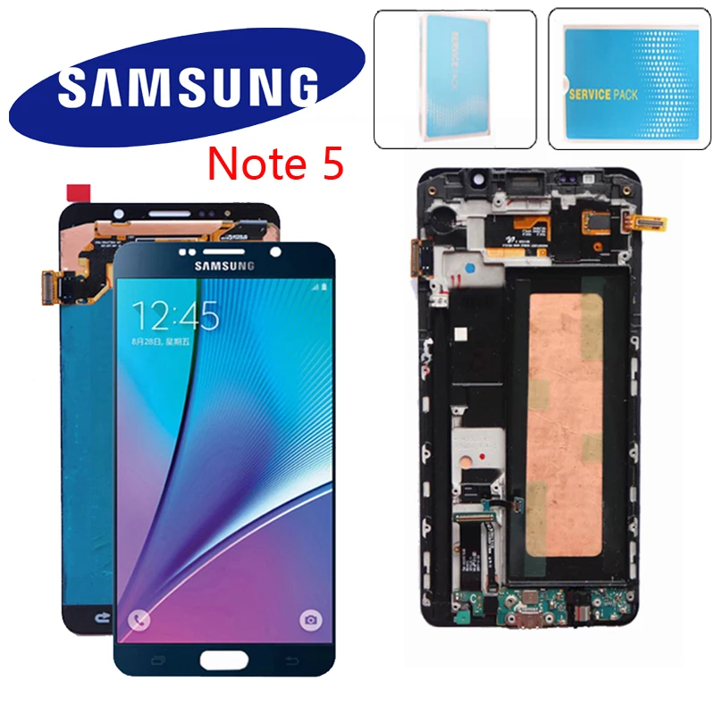5.7'' The Burn-Shadow LCD For SAMSUNG Note 5 Display N9200 N920T N920A N920I N920G LCD Display Screen Touch Digitizer With Frame
5.7'' The Burn-Shadow LCD For SAMSUNG Note 5 Display N9200 N920T N920A N920I N920G LCD Display Screen Touch Digitizer With Frame