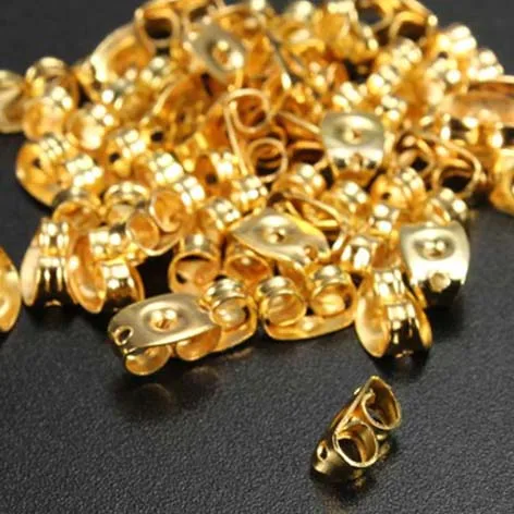Wholesale 1000PCS Earring Studs Backs Gold Plated Butterfly Stopper Ear Post Nuts Findings Fashion Party Accessories
Wholesale 1000PCS Earring Studs Backs Gold Plated Butterfly Stopper Ear Post Nuts Findings Fashion Party Accessories